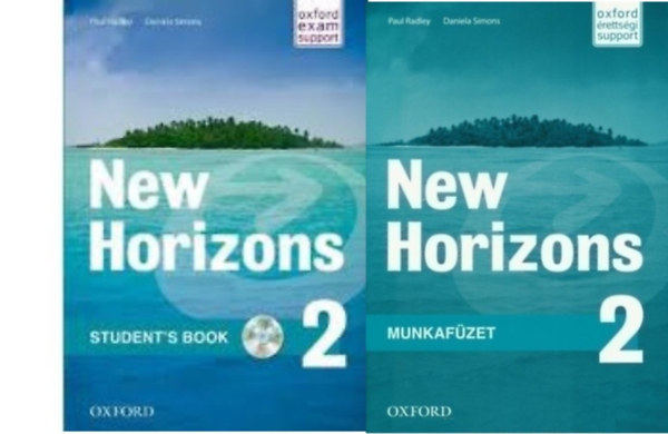 Daniela Simons Paul Radley - New Horizons 2 - Student's Book + Audio CD + Munkafzet (2 ktet)