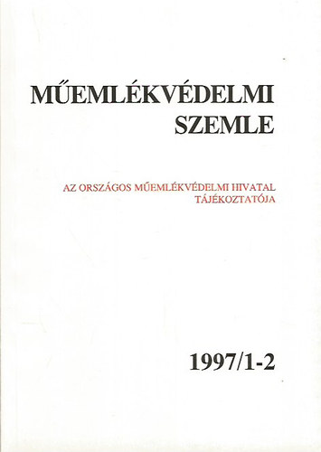 Memlkvdelmi Szemle 1997/1-2