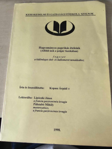 Kopasz rpd - Hagyomnyos papriks teleink (Alfldi zek a polgr fazekban)