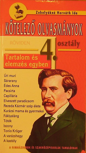 Zoboly�kn� Horv�th Ida - K�telez� olvasm�nyok r�viden 4. oszt�ly