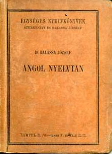 Dr. Balassa Jzsef - Angol nyelvtan