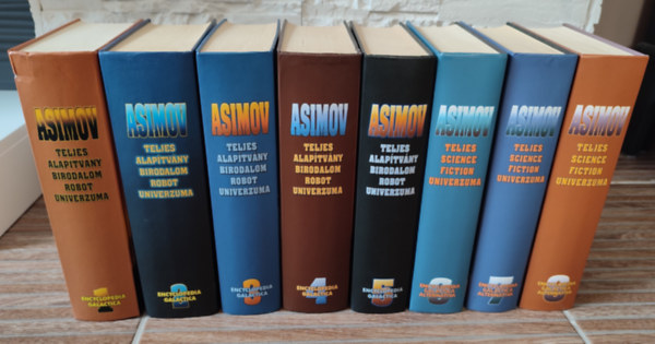 Isaac Asimov - Asimov teljes Alaptvny-Birodalom-Robot s Science Fiction univerzuma 1-8. (I-VIII.)