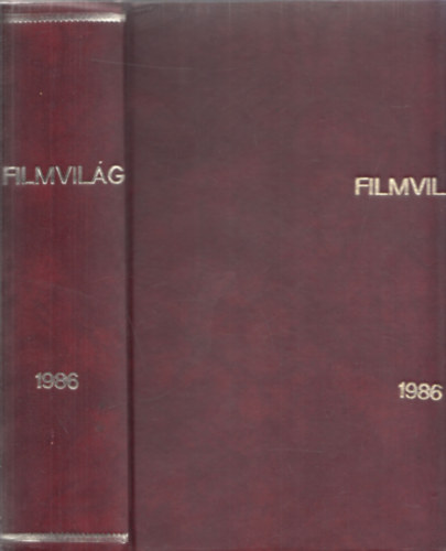 L�tay Vera  (f�szerk.) - Filmvil�g 1986/1-12. (teljes �vfolyam, egybek�tve)