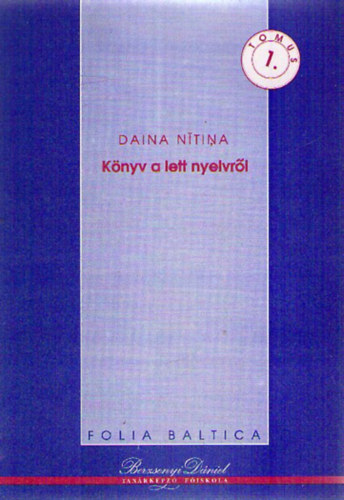 Daina Nitina - Könyv a lett nyelvről