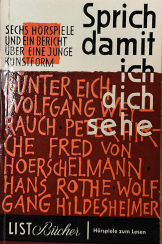 Heinz Schwitzke - Sprich, damit ich dich sehe