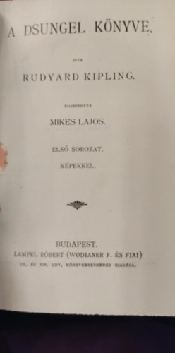 Rudyard Kipling - A dsungel k�nyve