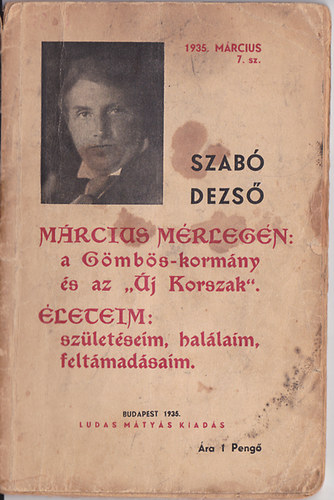 Mrcius mrlegn-leteim  (Szab Dezs fzetek 7.)