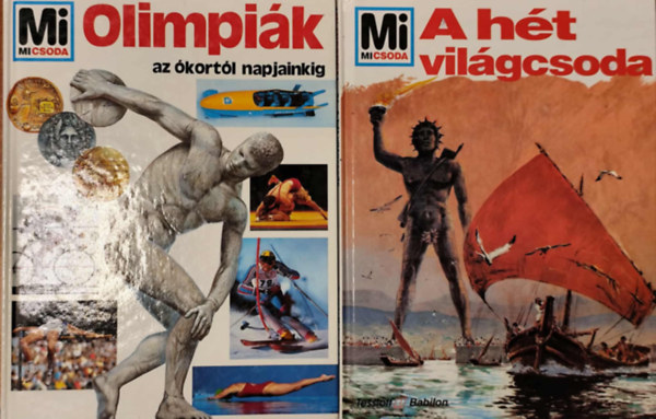 2 db Mi micsoda k�tet: A h�t vil�gcsoda + Olimpi�k �kort�l napjainkig