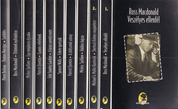Michael & Mollie Hardwick, Mickey Spillane, Patrick Quentin, Spencer Walls, Erle Stanley Gardner, Boileau, P.-Narcejac, T. Ross MacDonald - Klasszikus detekt�vreg�nyek 1-10. (Vesz�lyes ellenf�l + Sherlock Holmes mag�n�lete + Hal�los hajsza + A z�ldszem� sz�rny + Fekete gyerty�k + A lusta szeret� esete + Gyan�s v�letlenek + Egy mag�nyos �jszaka + Elt�ntnek nyilv�n�tva +