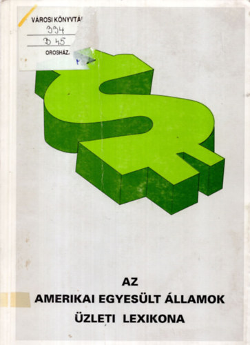 Beke Imre - Az Amerikai Egyes�lt �llamok �zleti lexikona