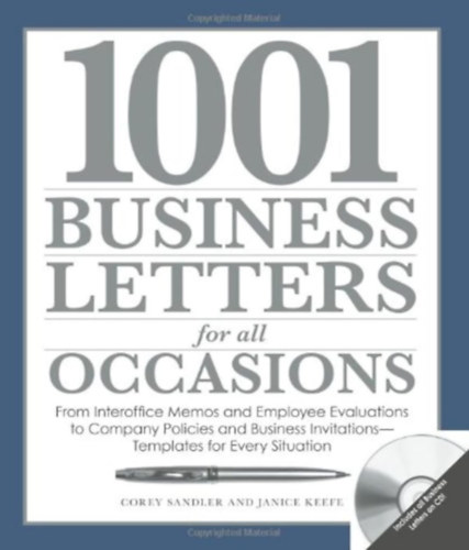 Corey Sandler - 1001 Business Letters for All Occasions