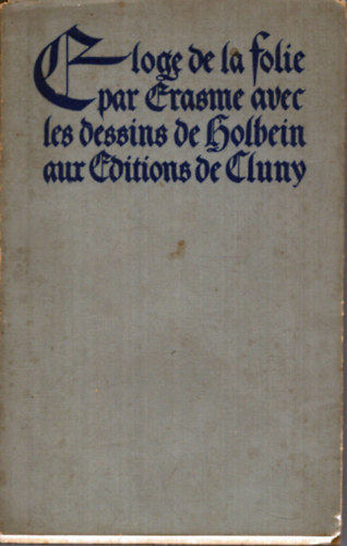 Nincs felt�ntetve - �loge de la Folie