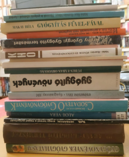 Olh Andor, Julian Barnard, Mth kos-Romvry Vilmos, Dr. Arany Gyrgy, ...s mg sokan msok - 19 db A termszet patikja; Hzipatika gygynvnyekbl; Llekgygyszat termszetes mdon; Fszerek s gygyt nvnyek a kertbl; Gygyt termszet; Ha mr a gygyszerek nem segtenek...; Gygyts fvel-fval; F