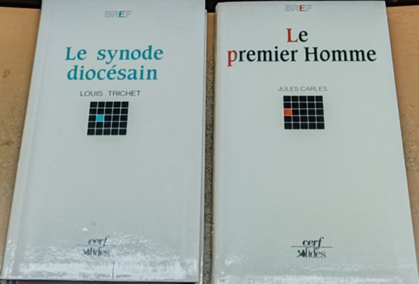 Jules Carles, Louis Trichet - 2 db BREF Collection: Le synode diocsain (42) + Le premier Homme (49)