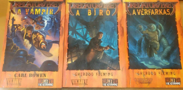 Gherbod Fleming Carl Boven - 3 db Vad�sz �s pr�da 1-3.: A v�mp�r + A b�r� + A v�rfarkas