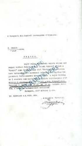 T�gl�s J�nos  (Szerk.) - A v�dlott: Egy Babits-vers (A Fortissimo-�gy akt�i 1917)