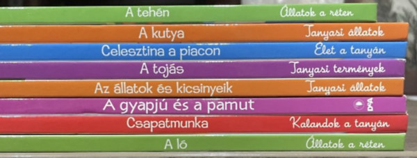 Gilles Laurendon - 8 db Csodatanya sorozatbl: A l, Csapatmunka, A gyapj s a pamut, Az llatok s kicsinyeik, A tojs, Celesztina a piacon, A kutya, A tehn