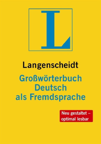 Langenscheidt Grossw�rterbuch Deutsch als Fremdsprache