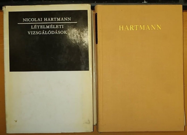 Nicolai Hartmann - Eszt�tika + L�telm�leti vizsg�l�d�sok (2 k�tet)