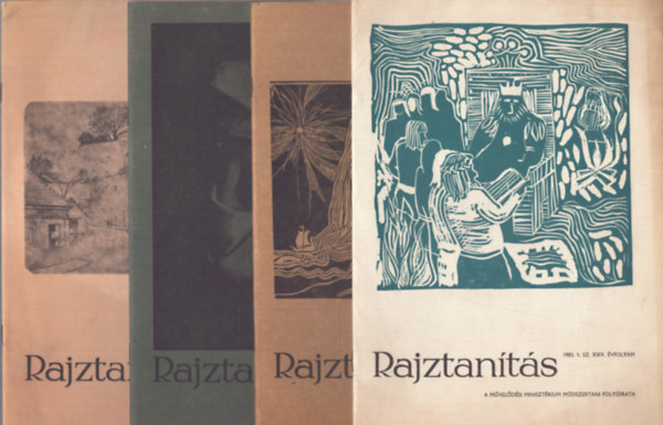 Kovács Károly szerk. - Rajztanítás - Az Oktatási Minisztérium módszertani folyóirata - XXV.évf. 1983/1-4. szám