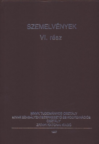 Szemelvények a Szovjet Katonai Enciklopédiai Szótárból VI.