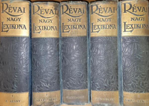 Révai Nagy Lexikona töredék kötetek