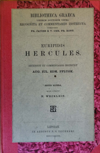 Euripides  (Euripid�sz) - Hercules. (g�r�g-latin)