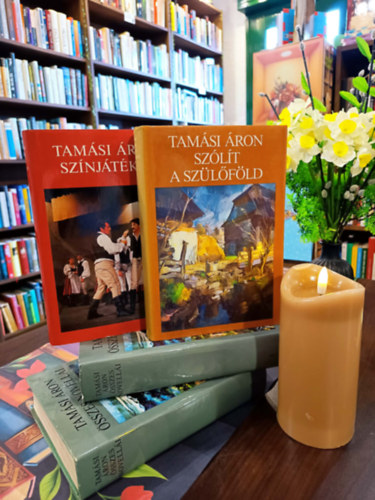 Tam�si �ron - Tam�si �ron k�nyvcomag 3 darabos: Tam�si �ron �sszes novell�i I-II., Sz�l�t a sz�l�f�ld, Tam�si �ron sz�nj�t�kai I.
