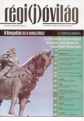 3 db régi(j)óvilág ( III évfolyam 3-4 szám. 2008 december, III. évfolyam 2. szám 2008 november, III. évfolyam 1. szám 2008. május)