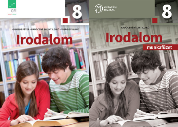 Gombos Pter, Virg Gyuln Radczn Blint Ildik - Irodalom 8. tanknyv + munkafzet (2 ktet)
