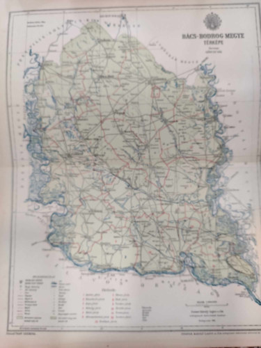 B�cs-Bodrog megye t�rk�pe, tervezte G�nczy P�l