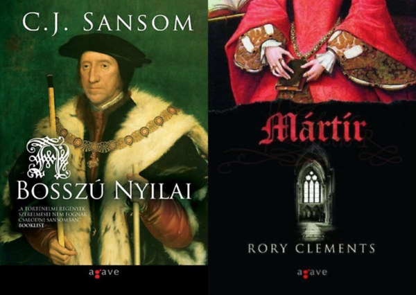 C. J. Sansom Rory Clements - 2 db trtnelmi regny a kzpkori Anglirl: A bossz nyilai + Mrtr