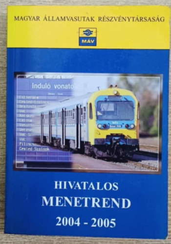 Hivatalos menetrend 2004-2005 - M�V