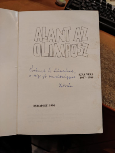 Szarka István - Alant az Olimposz - száz vers 1957-1988
