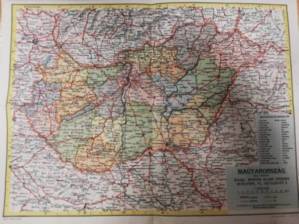 Magyarorsz�g k�zi t�rk�pe