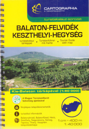 Balaton-felvidék, Keszthelyi-hegység turistakalauz 1:40 000