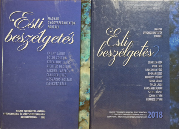 Dr. Hermecz Istvn Takcsn Dr. Novk Krisztina - Magyar gygszerkutatk knyvcsomag (2 ktet) Esti beszlgets + Esti beszlgets 2