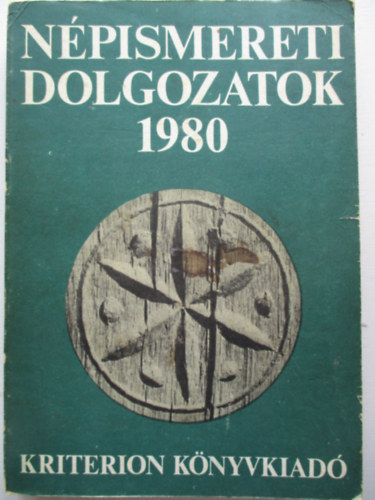 Dr. K�s K�roly-Dr. Farag� J. - N�pismereti dolgozatok 1980