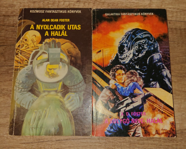 Alan Dean Foster - 2 kultikus regény A. D. Fostertől: A nyolcadik utas a halál, A bolygó neve halál