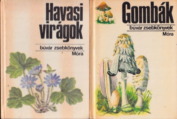 2 db B�v�r Zsebk�nyvek k�tet: Havasi vir�gok + Gomb�k