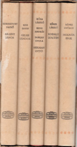 Keresztury- Eősze- Ránki- Kósa- Keve- Farkas- Kiss - A múlt magyar tudósai I-V.