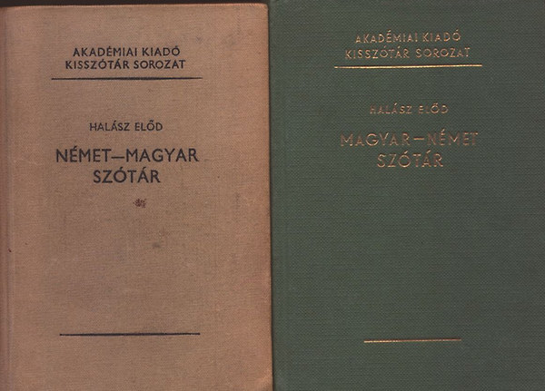 Halsz Eld - Nmet-magyar, Magyar-nmet kissztr