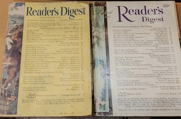 Reader's Digest Association - 2 db Reader's Digest, angol nyelv� (sz�rv�nysz�mok)