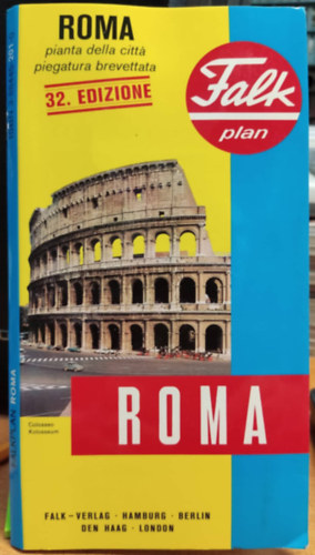 Falk - Roma - pianta della cittá piegatura brevettata (Falk Verlag) Falkplan Roma No. 201