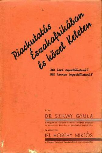 Piackutats szakafrikban s kzel Keleten