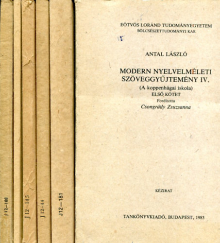 T�bb szerz� - 6 db egyetemi k�zirat