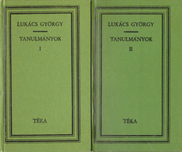 Lukács György - TANULMÁNYOK I-II. (TÉKA)