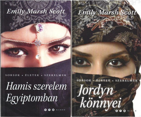 Emily Marsh Scott - 2 db knyv,Hamis szerelem Egyiptomban, Jordyn knnyei