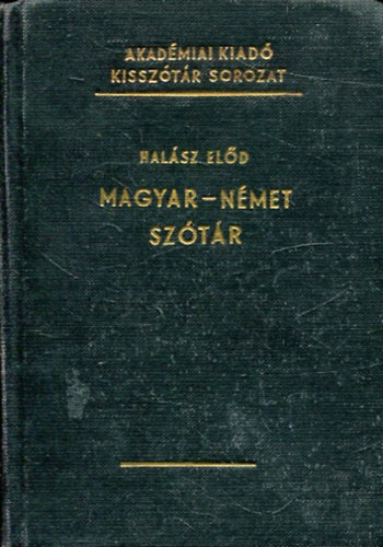 Halsz Eld - Magyar-nmet sztr