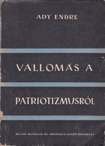 Ady Endre - Vallom�s a patriotizmusr�l